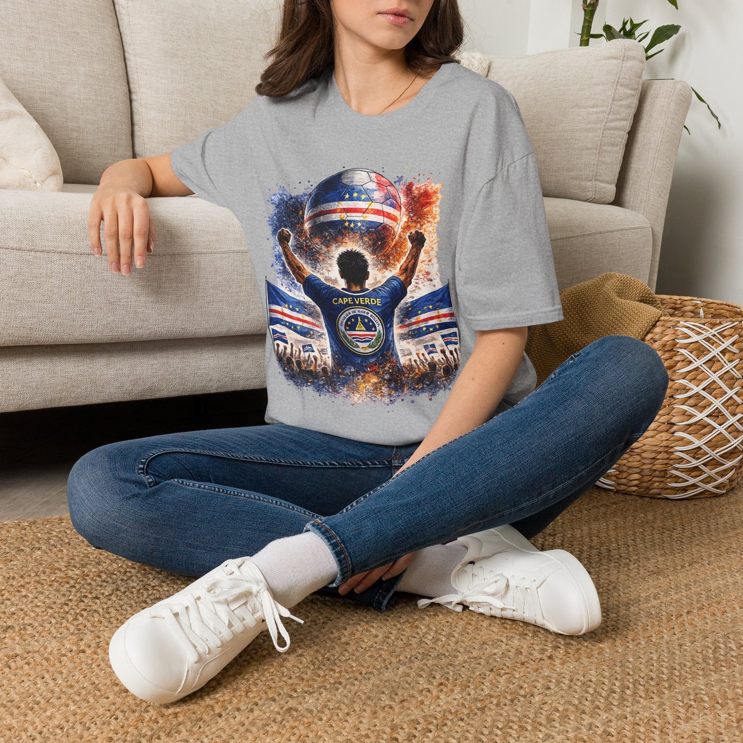 Kap Verde Fan Shirt – Cape Verde Football Supporter T-Shirt | Fußball Fan Geschenk