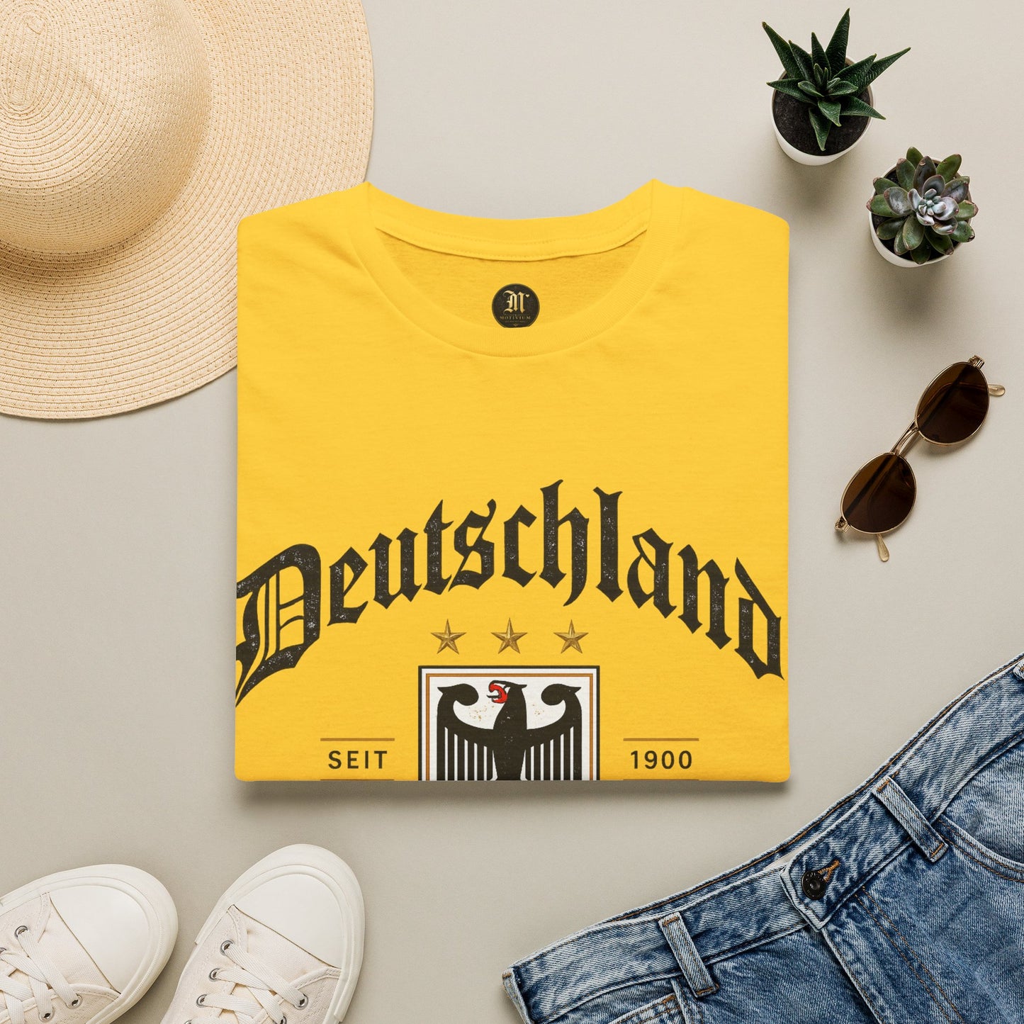 Deutschland Fußball Fan T-Shirt | Nationalmannschaft Vintage Shirt | Public Viewing Geschenk