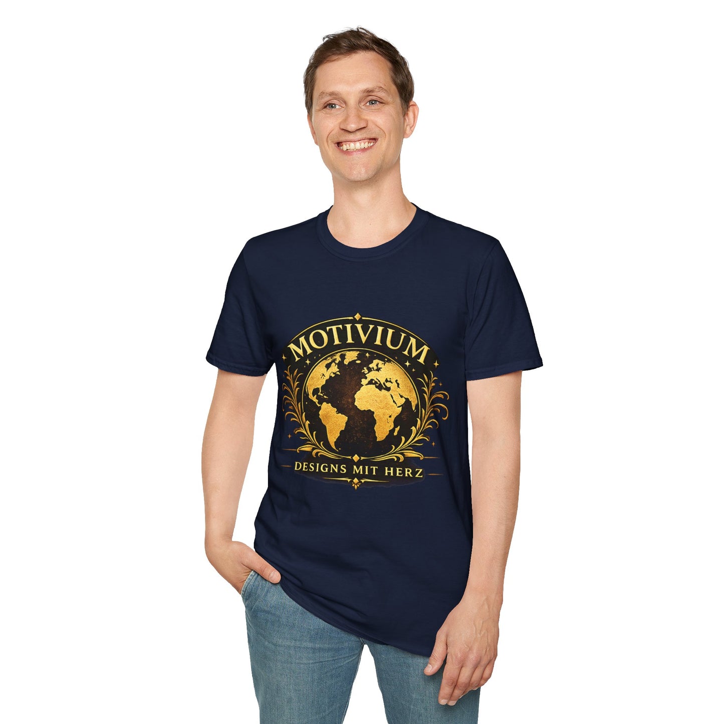 Motivium World Edition – Premium T-Shirt | Designs mit Herz