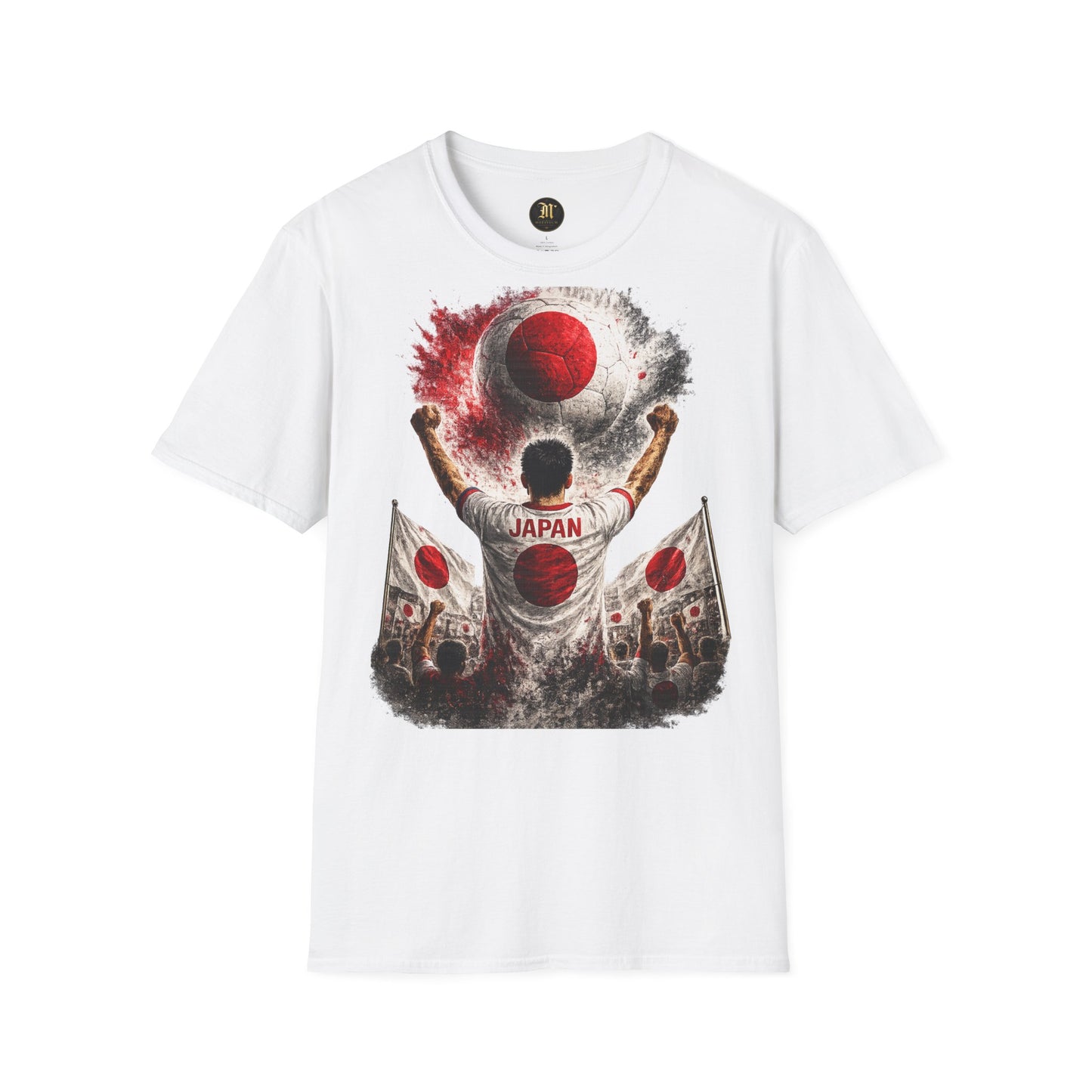 Japan Fußball Fan T-Shirt | Japan Supporter Shirt | Japan Fan Design | Fußball Fanartikel | Geschenk für Japan Fans