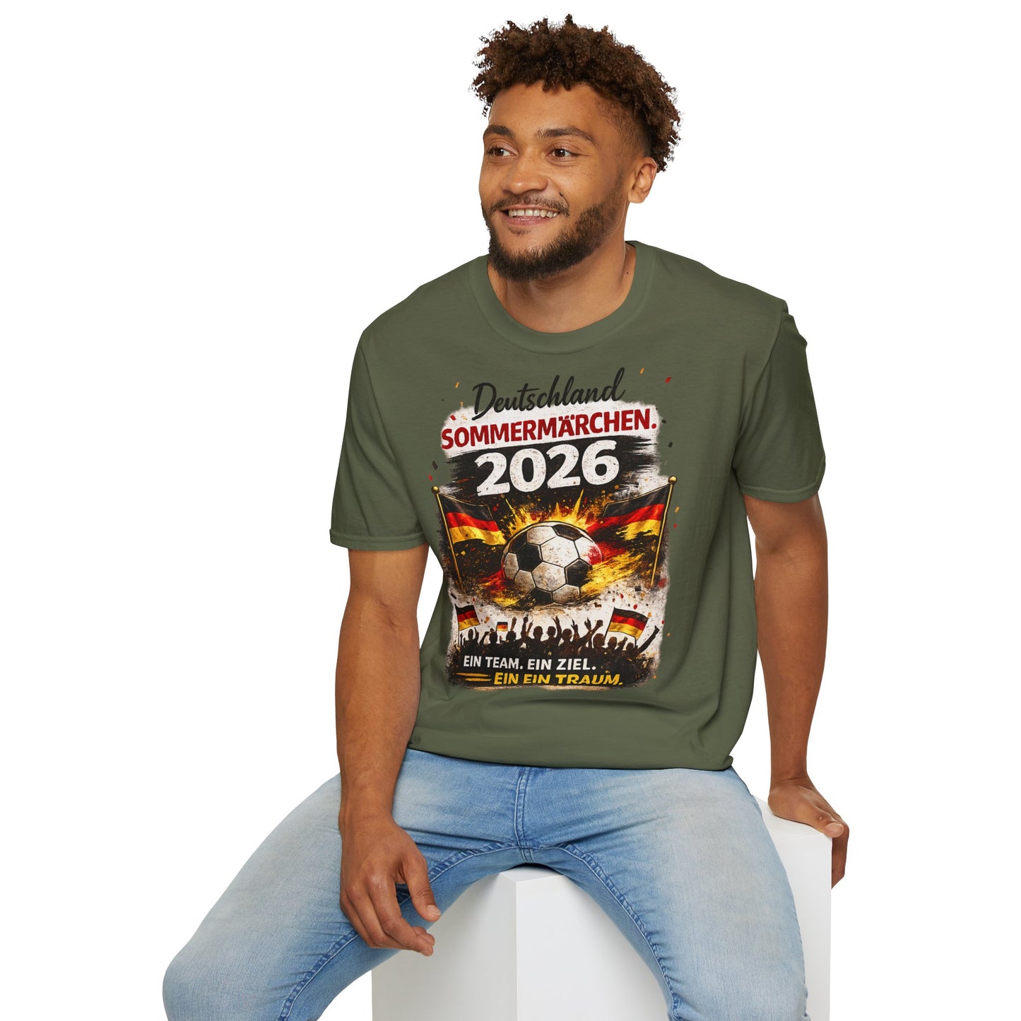 Deutschland Sommermärchen 2026 T-Shirt – Fußball Fan Shirt | Ein Team. Ein Ziel. Ein Traum.