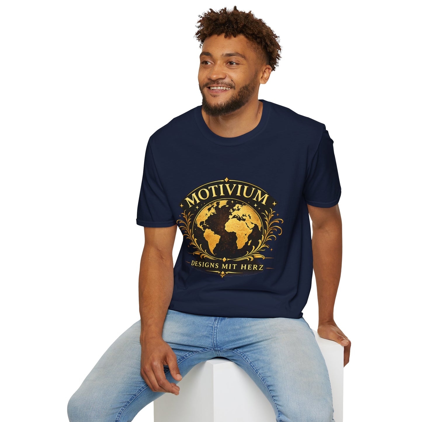 Motivium World Edition – Premium T-Shirt | Designs mit Herz