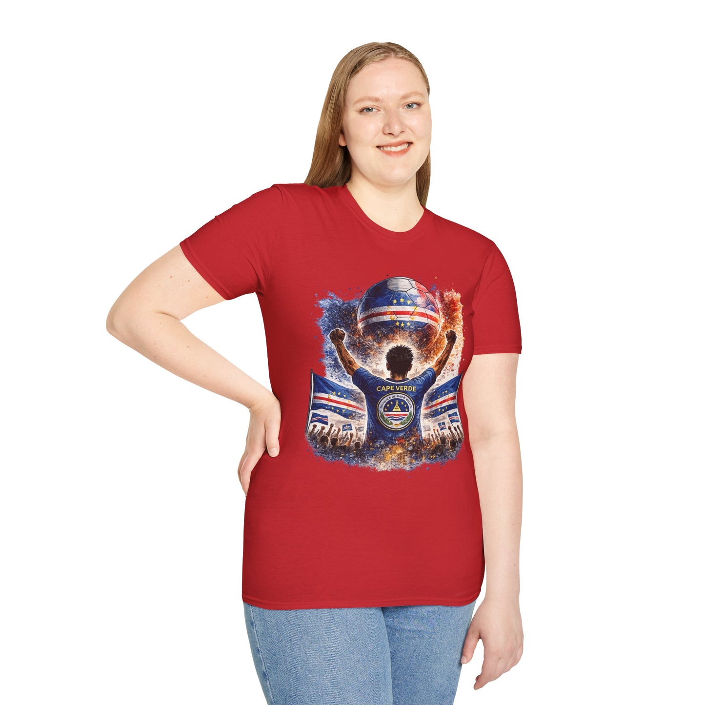 Kap Verde Fan Shirt – Cape Verde Football Supporter T-Shirt | Fußball Fan Geschenk