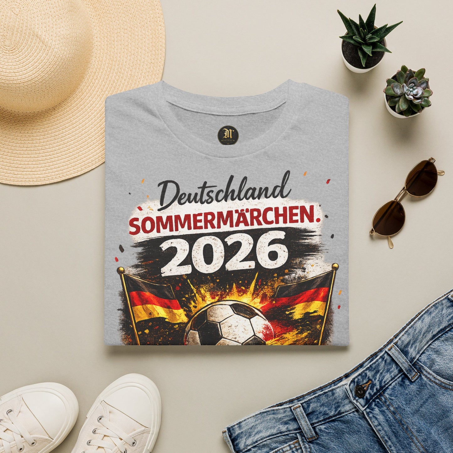 Deutschland Sommermärchen 2026 T-Shirt – Fußball Fan Shirt | Ein Team. Ein Ziel. Ein Traum.