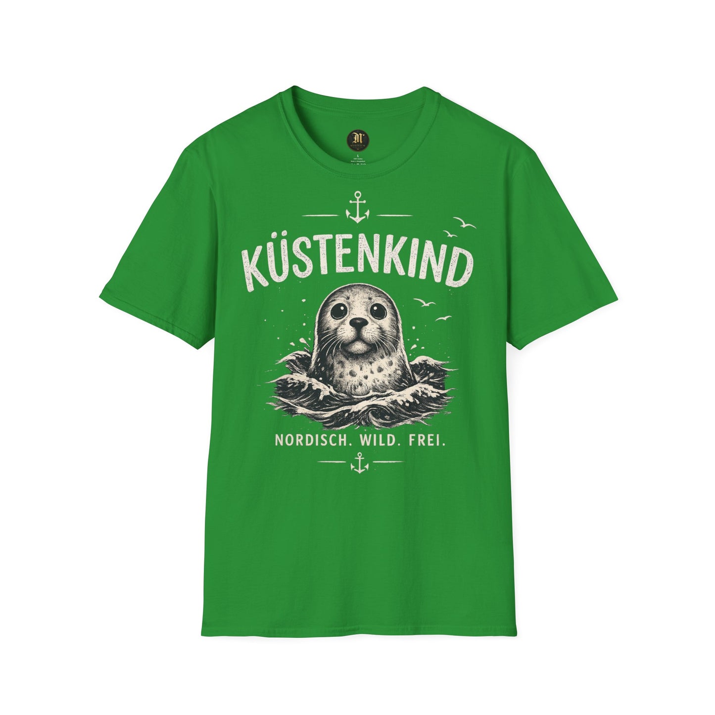 Küstenkind Robbe T-Shirt – Nordisch Wild Frei | Maritime Küstenliebe | Seal Ocean Beach Shirt | Nordsee Ostsee Geschenk