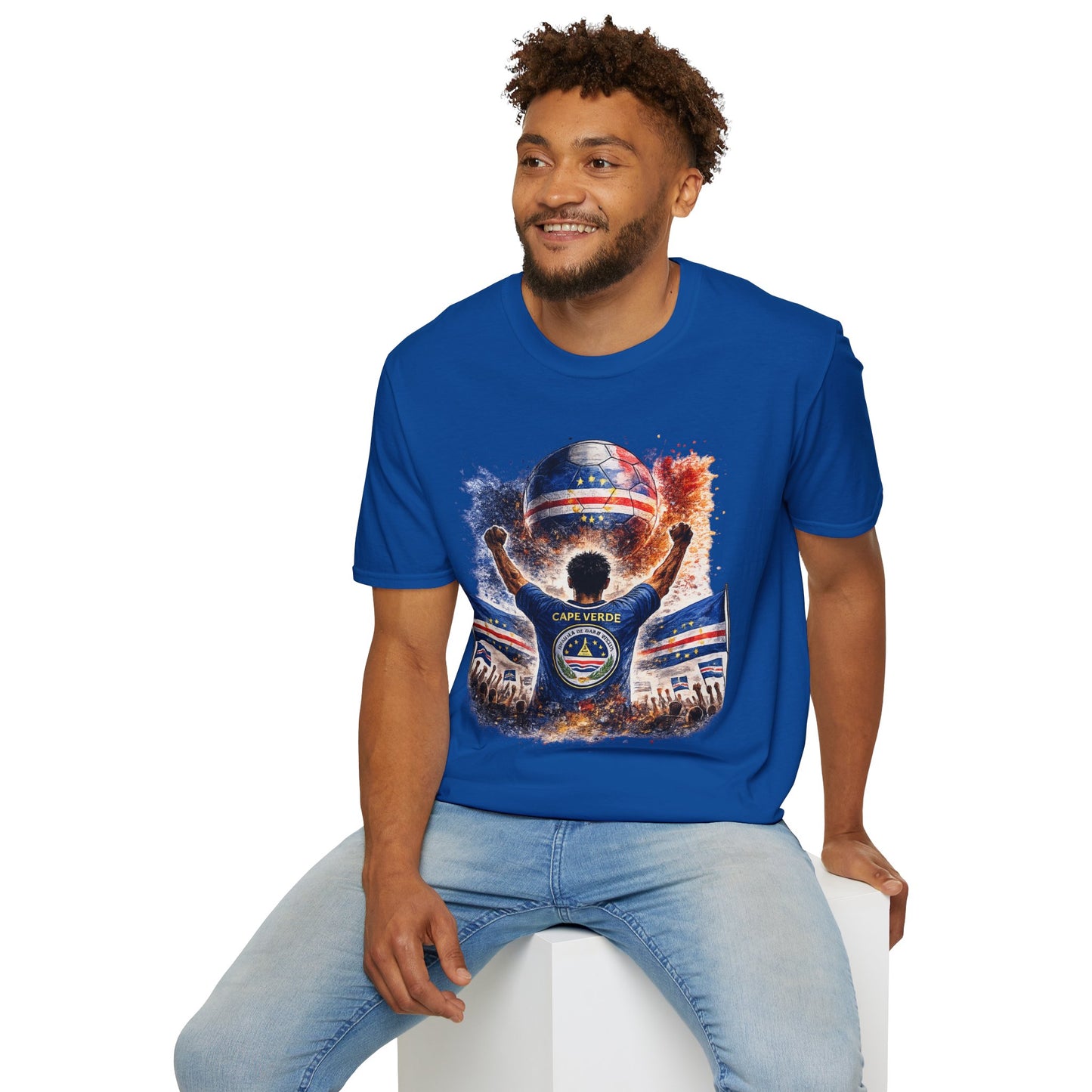 Kap Verde Fan Shirt – Cape Verde Football Supporter T-Shirt | Fußball Fan Geschenk