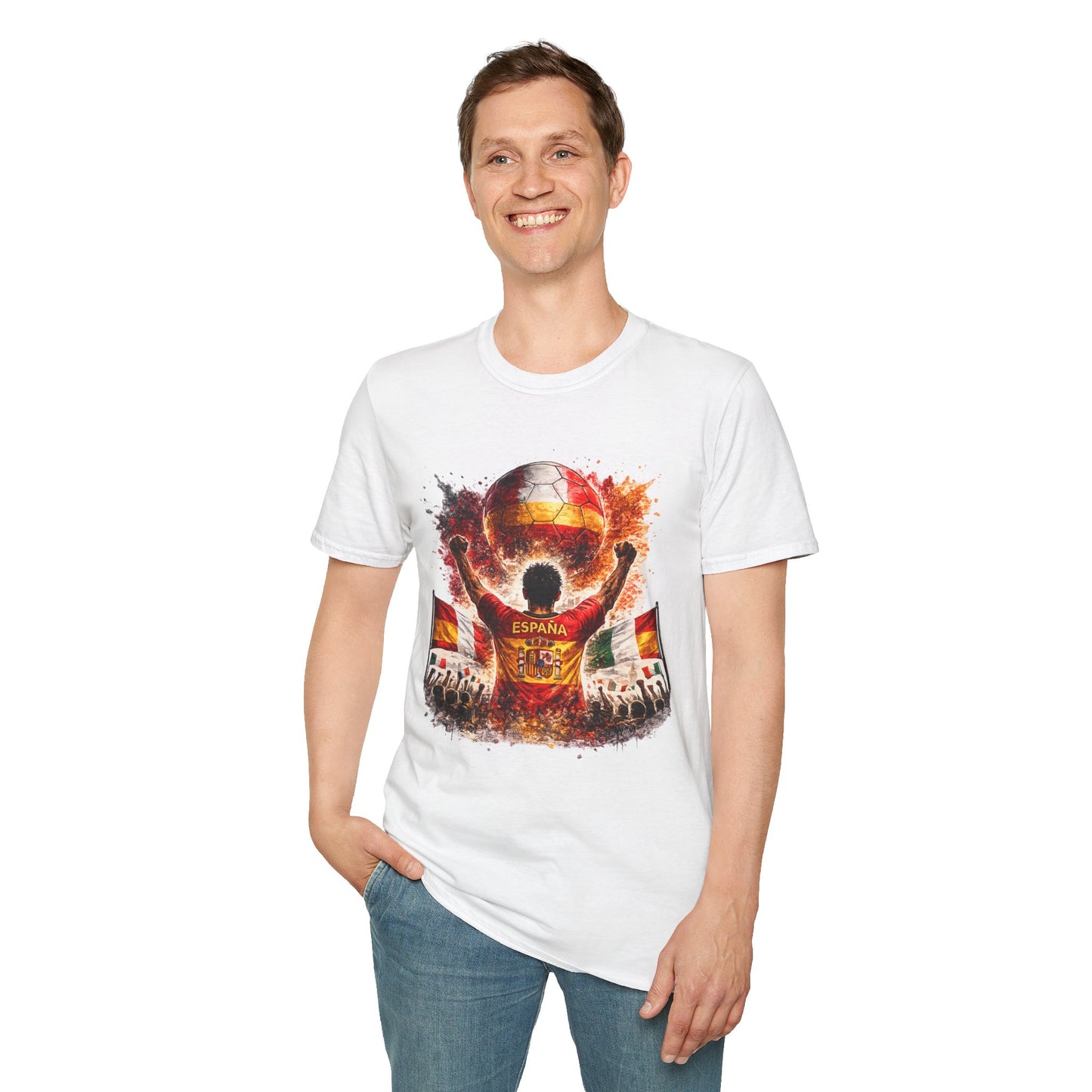 Spanien Fan Shirt 2026 | Spain Football Supporter T-Shirt | Fußball Fan Geschenk