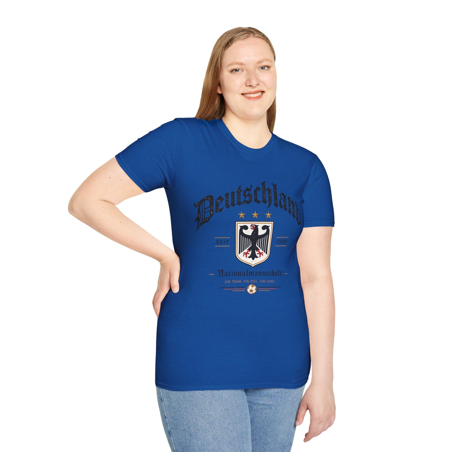 Deutschland Fußball Fan T-Shirt | Nationalmannschaft Vintage Shirt | Public Viewing Geschenk