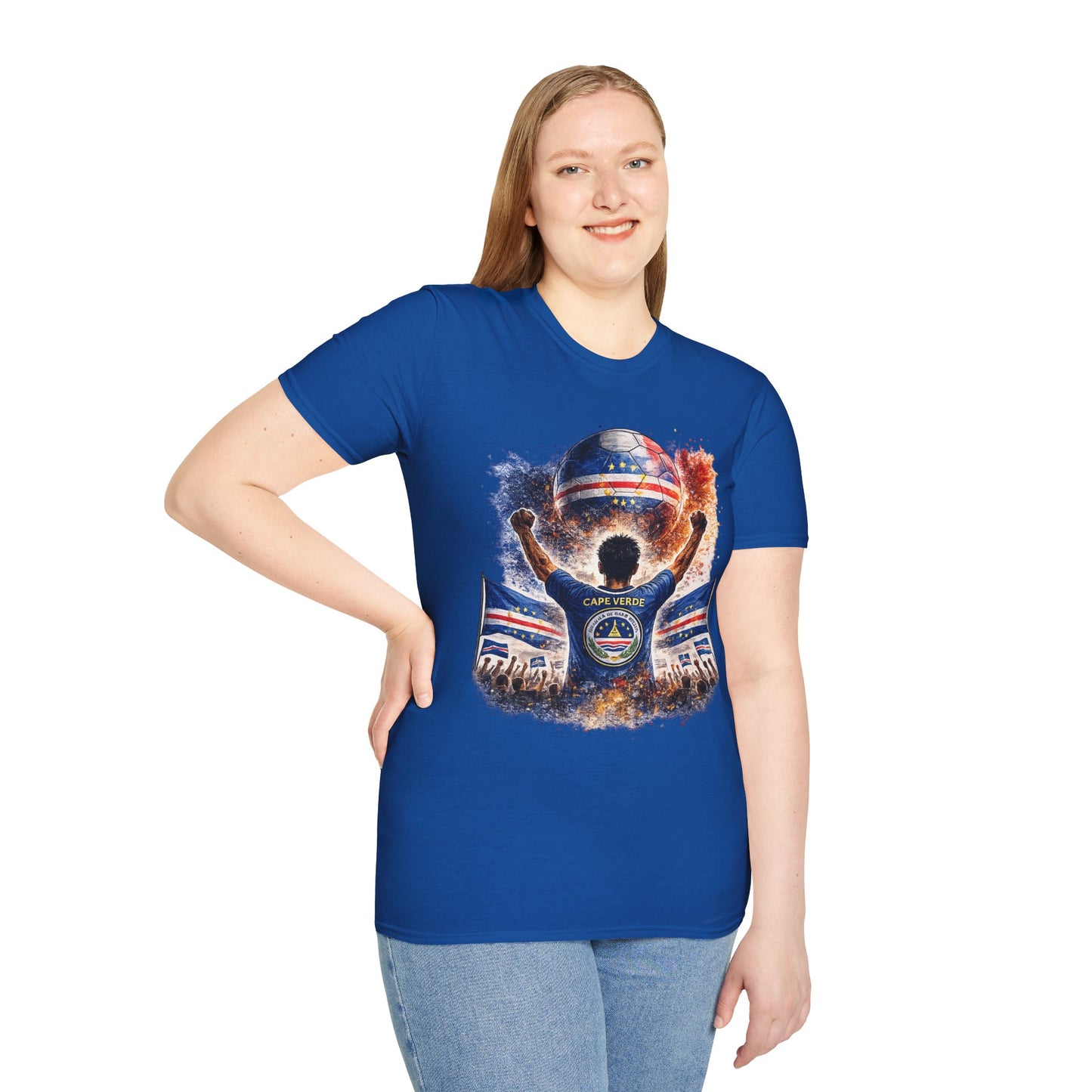Kap Verde Fan Shirt – Cape Verde Football Supporter T-Shirt | Fußball Fan Geschenk