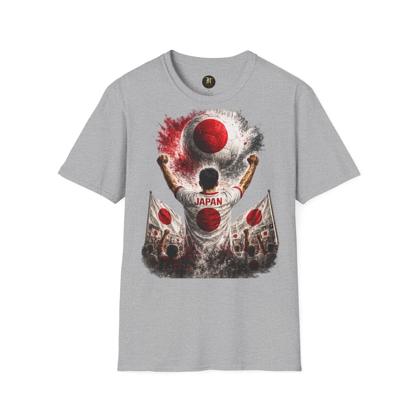 Japan Fußball Fan T-Shirt | Japan Supporter Shirt | Japan Fan Design | Fußball Fanartikel | Geschenk für Japan Fans