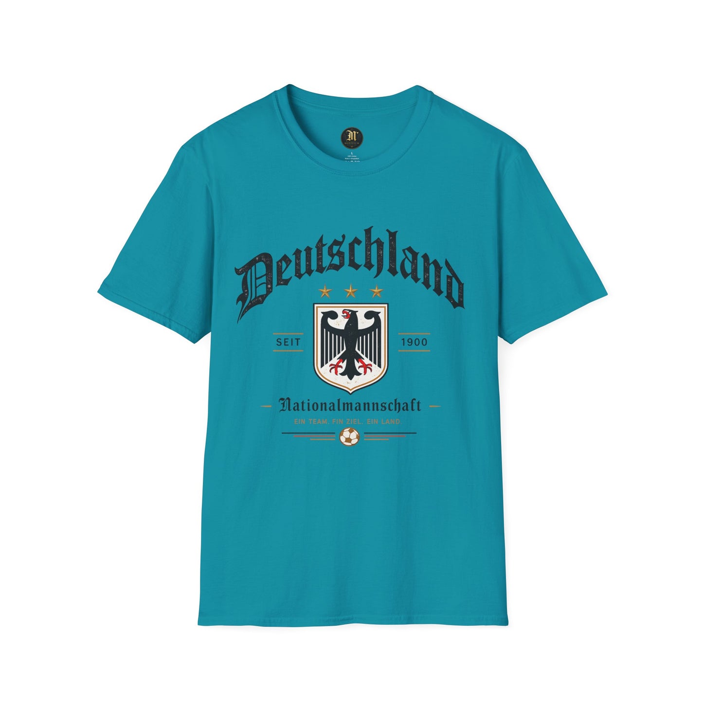 Deutschland Fußball Fan T-Shirt | Nationalmannschaft Vintage Shirt | Public Viewing Geschenk