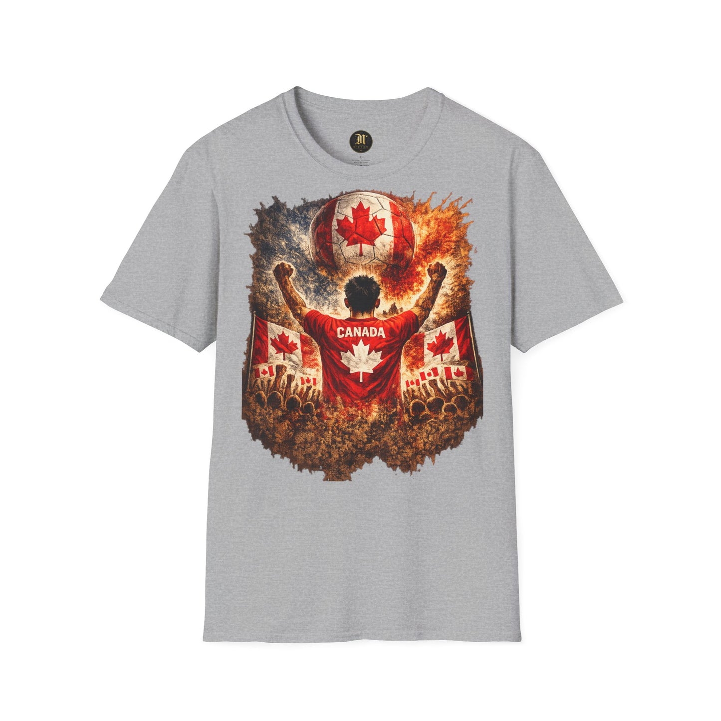 Kanada Fußball Fan T-Shirt | Kanada Supporter Shirt | Canada Fan Design | Fußball Fanartikel | Geschenk für Kanada Fans