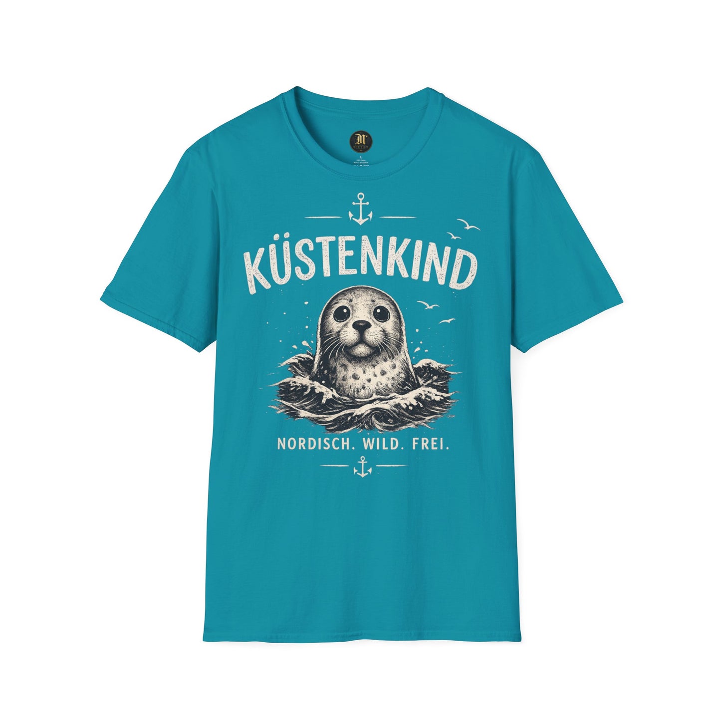 Küstenkind Robbe T-Shirt – Nordisch Wild Frei | Maritime Küstenliebe | Seal Ocean Beach Shirt | Nordsee Ostsee Geschenk