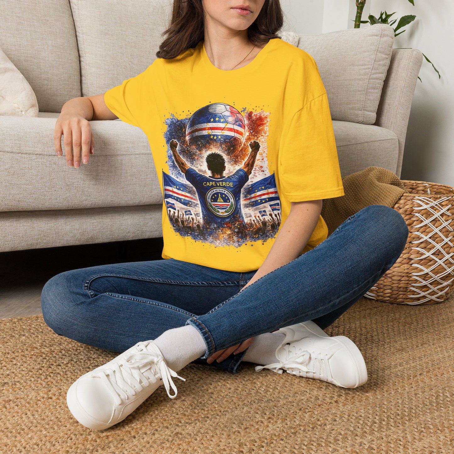Kap Verde Fan Shirt – Cape Verde Football Supporter T-Shirt | Fußball Fan Geschenk