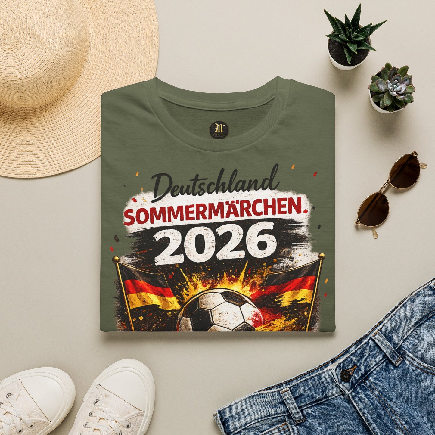 Deutschland Sommermärchen 2026 T-Shirt – Fußball Fan Shirt | Ein Team. Ein Ziel. Ein Traum.