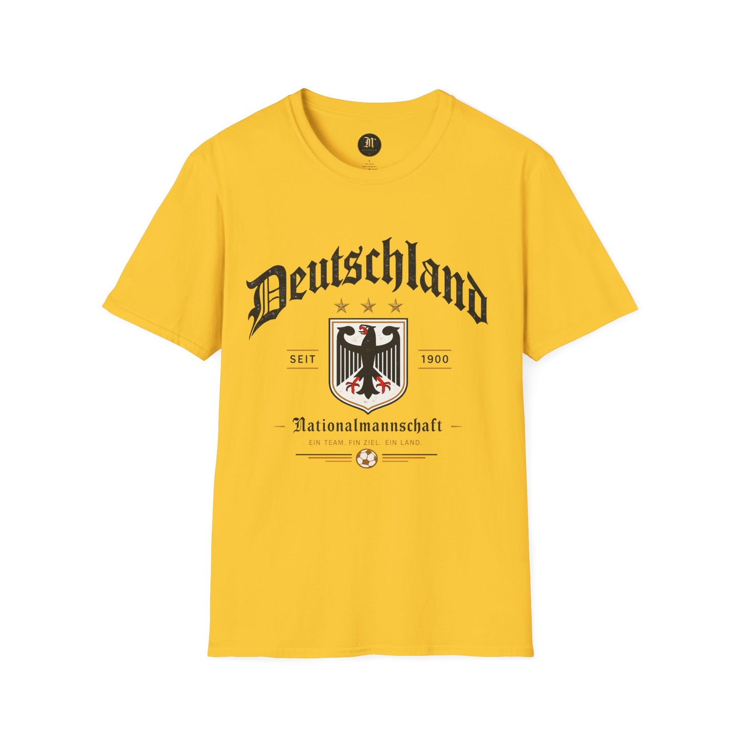 Deutschland Fußball Fan T-Shirt | Nationalmannschaft Vintage Shirt | Public Viewing Geschenk