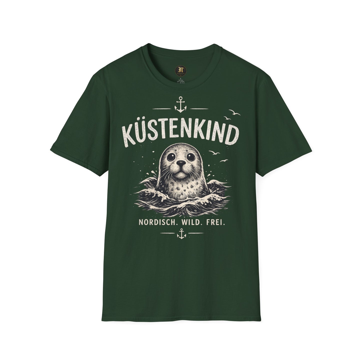 Küstenkind Robbe T-Shirt – Nordisch Wild Frei | Maritime Küstenliebe | Seal Ocean Beach Shirt | Nordsee Ostsee Geschenk