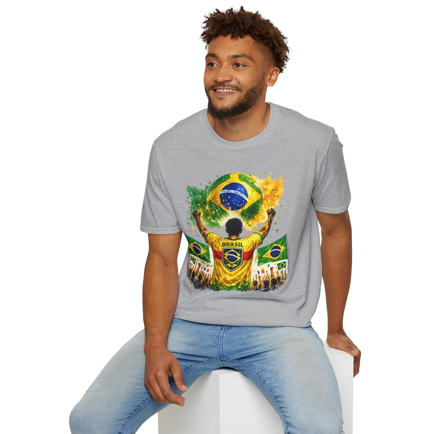 Brasilien Fan Shirt 2026 | Brazil Football Supporter T-Shirt | Fußball Fan Geschenk | Public Viewing | Brasil Supporter