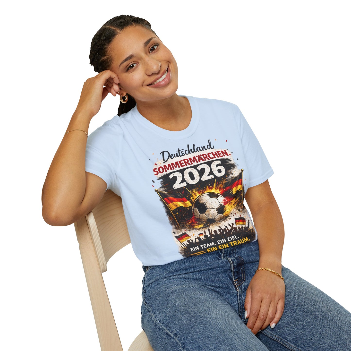 Deutschland Sommermärchen 2026 T-Shirt – Fußball Fan Shirt | Ein Team. Ein Ziel. Ein Traum.