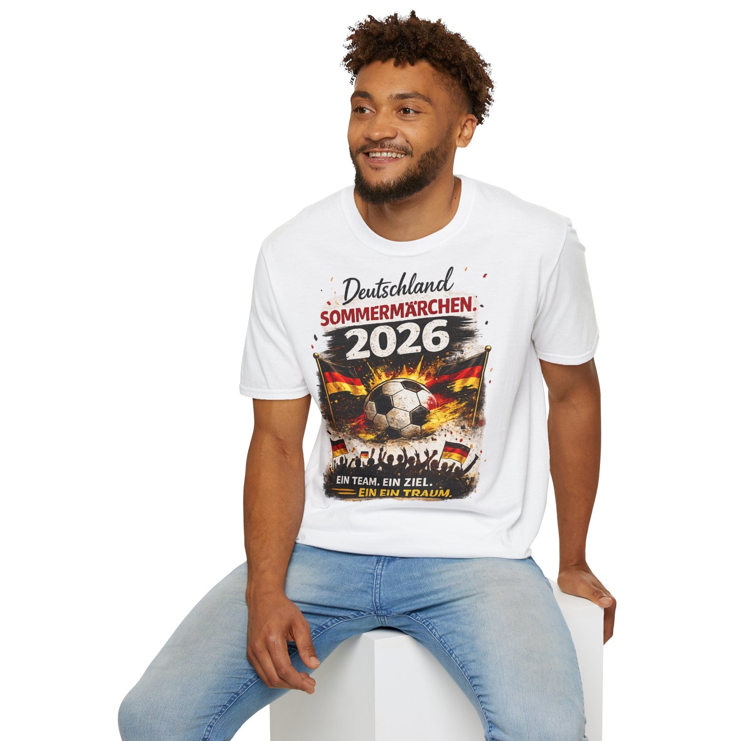 Deutschland Sommermärchen 2026 T-Shirt – Fußball Fan Shirt | Ein Team. Ein Ziel. Ein Traum.