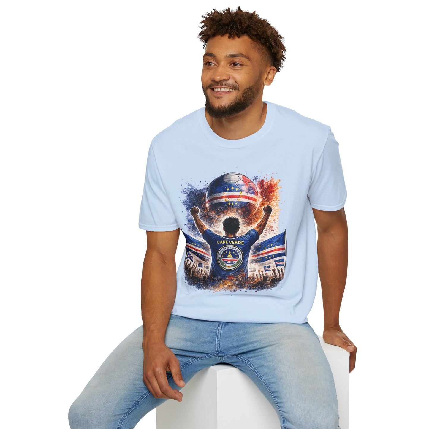 Kap Verde Fan Shirt – Cape Verde Football Supporter T-Shirt | Fußball Fan Geschenk
