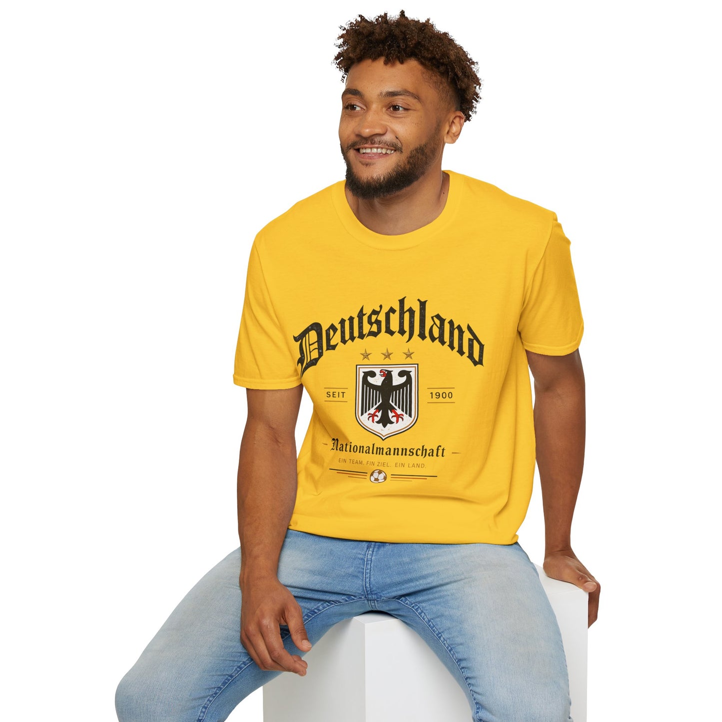 Deutschland Fußball Fan T-Shirt | Nationalmannschaft Vintage Shirt | Public Viewing Geschenk