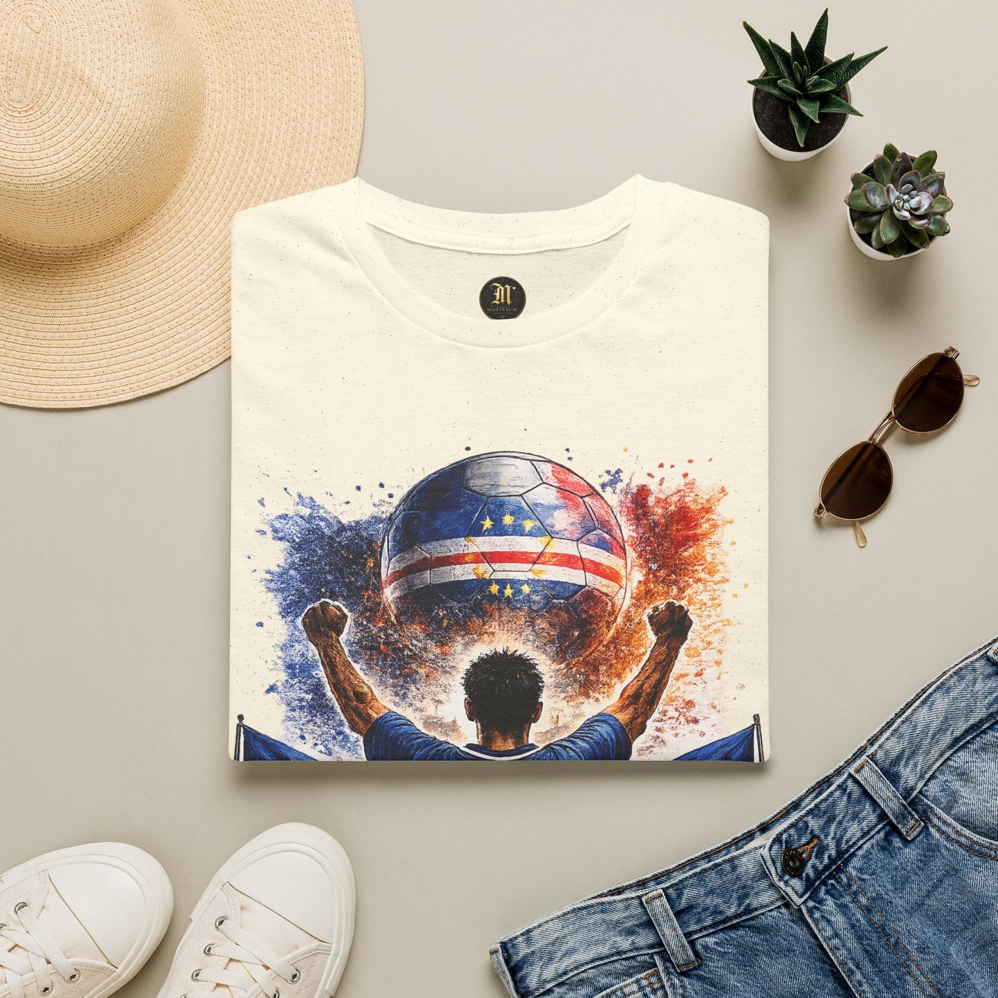 Kap Verde Fan Shirt – Cape Verde Football Supporter T-Shirt | Fußball Fan Geschenk