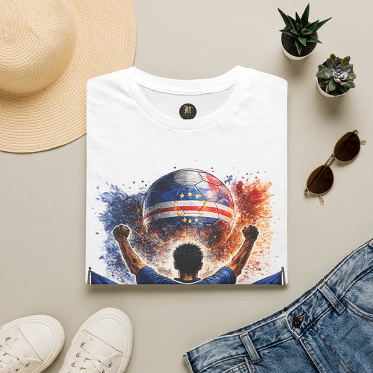 Kap Verde Fan Shirt – Cape Verde Football Supporter T-Shirt | Fußball Fan Geschenk
