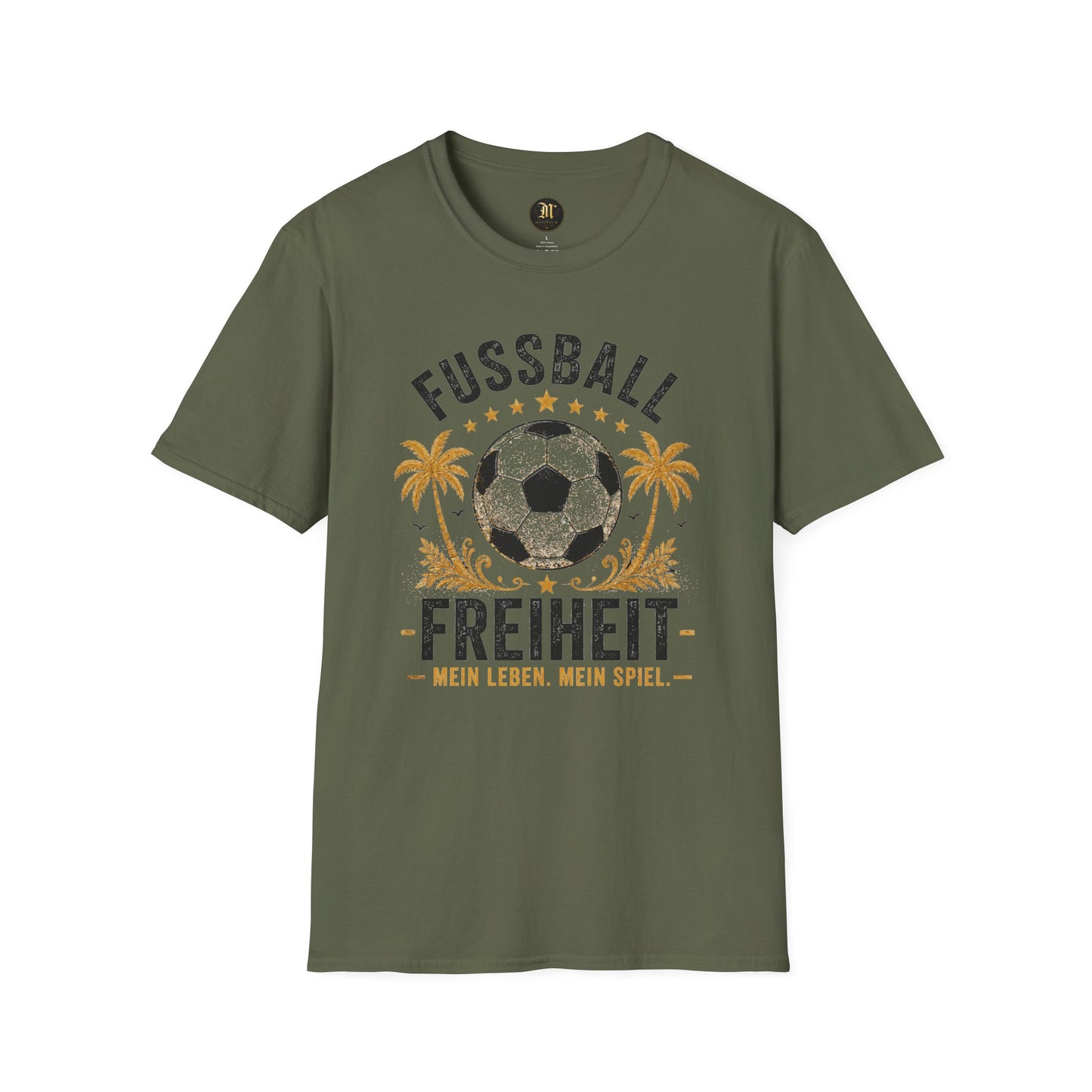 Fußball Freiheit Shirt – Vintage Fußball & Beach Lifestyle T-Shirt | Mein Leben. Mein Spiel