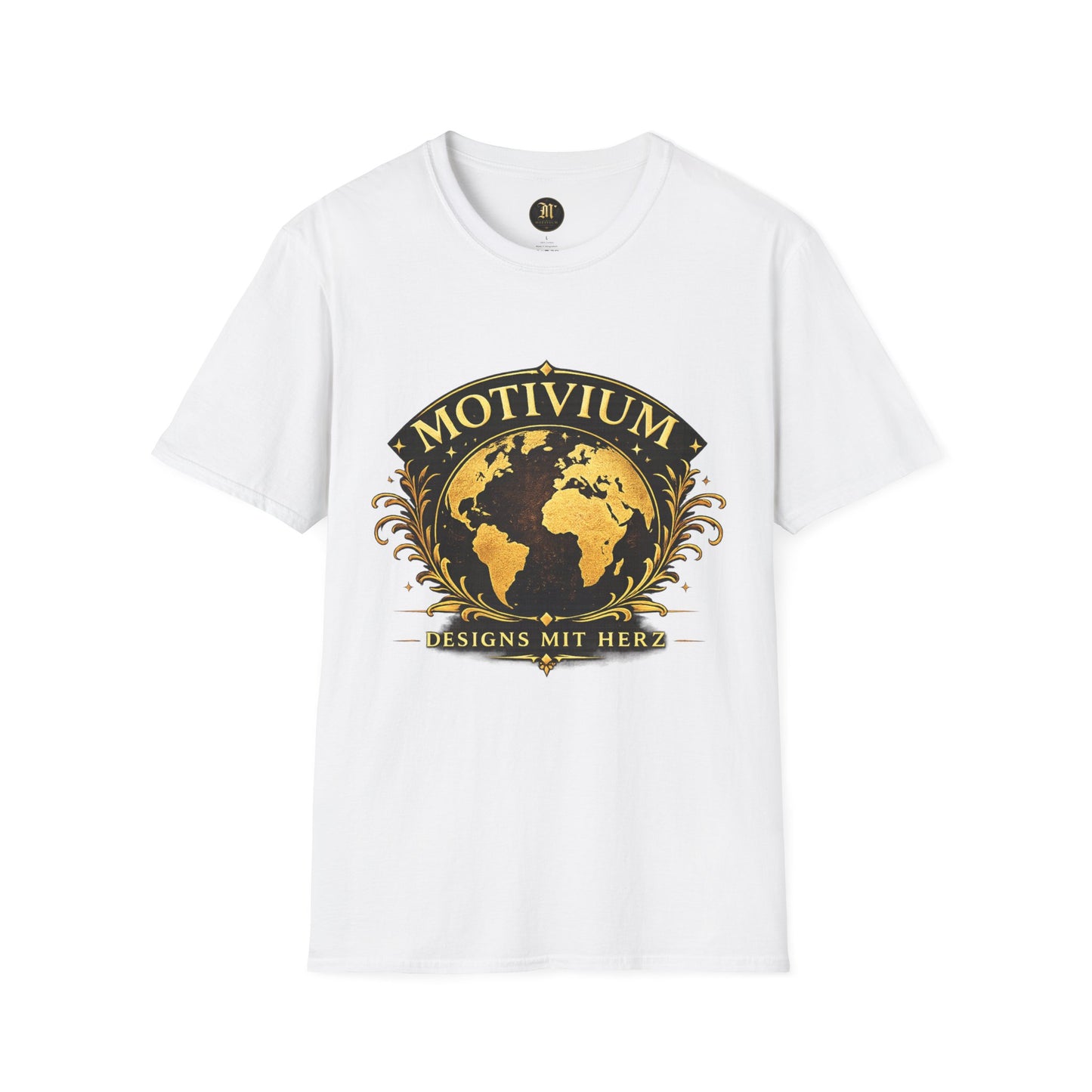 Motivium World Edition – Premium T-Shirt | Designs mit Herz