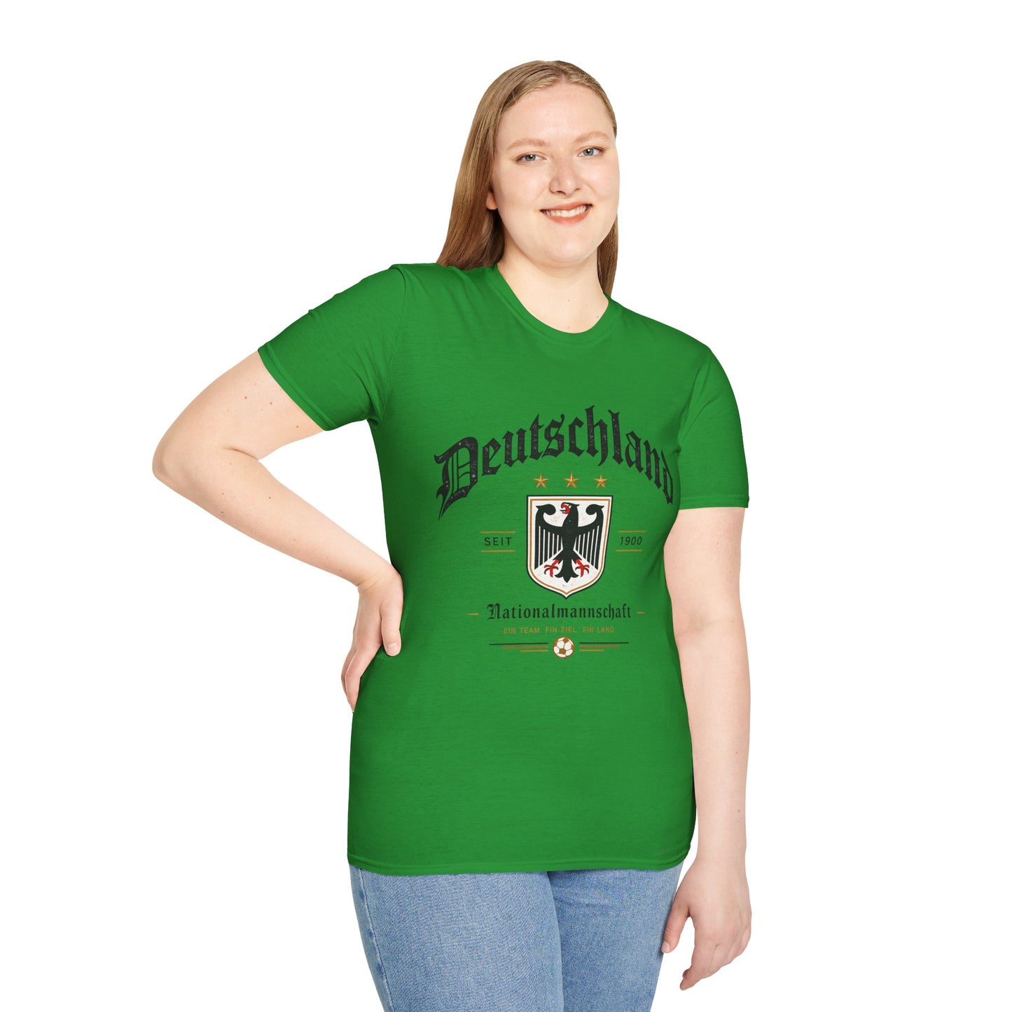 Deutschland Fußball Fan T-Shirt | Nationalmannschaft Vintage Shirt | Public Viewing Geschenk