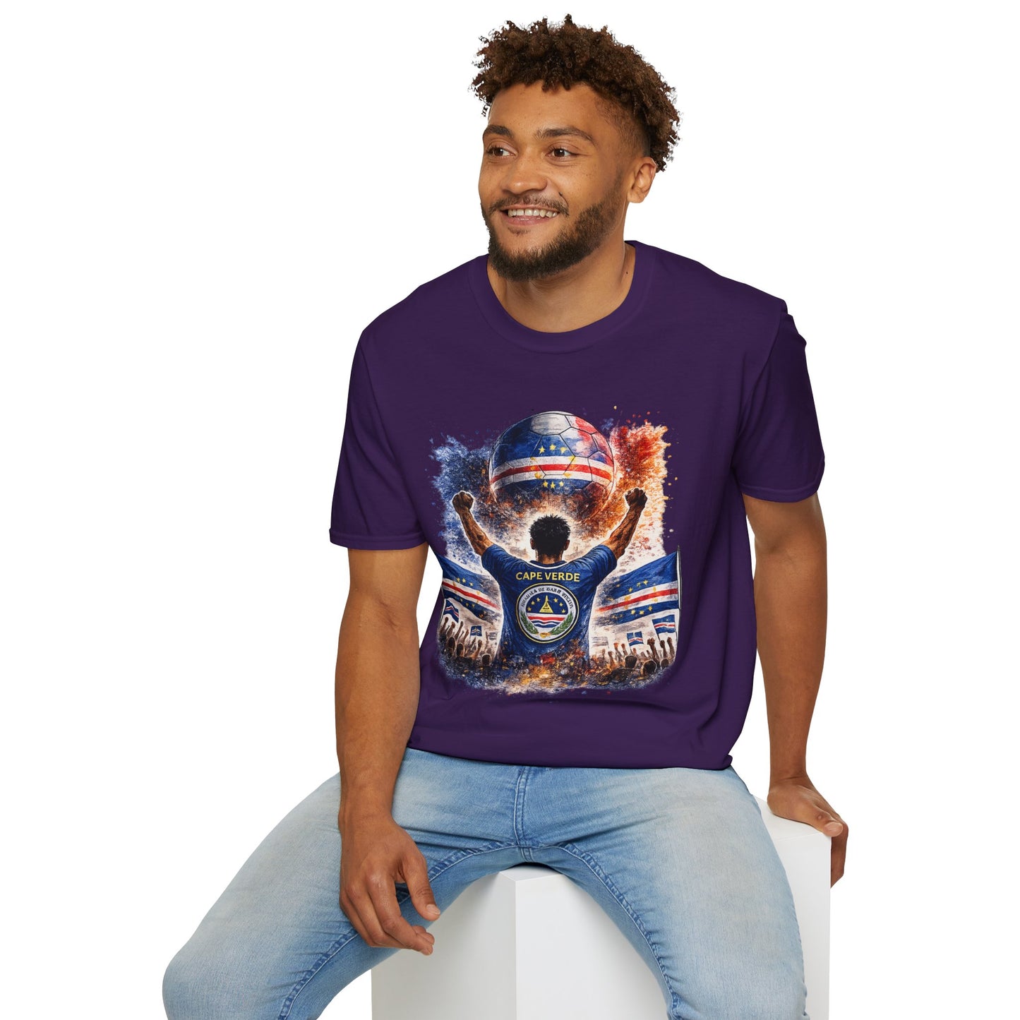 Kap Verde Fan Shirt – Cape Verde Football Supporter T-Shirt | Fußball Fan Geschenk