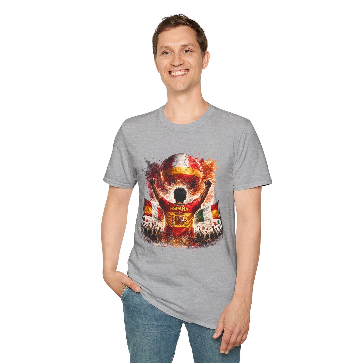 Spanien Fan Shirt 2026 | Spain Football Supporter T-Shirt | Fußball Fan Geschenk