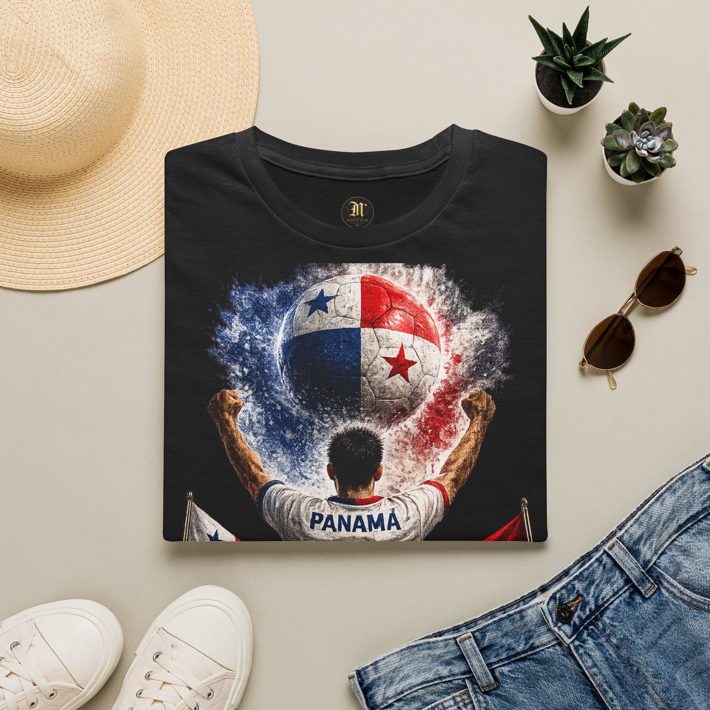 Panama Fußball Fan T-Shirt | Panama Supporter Shirt | Panama Fan Design | Fußball Fanartikel | Geschenk für Panama Fans