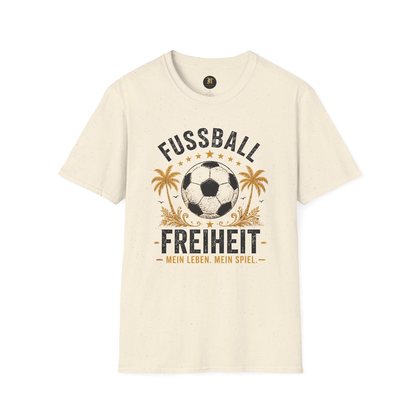Fußball Freiheit Shirt – Vintage Fußball & Beach Lifestyle T-Shirt | Mein Leben. Mein Spiel