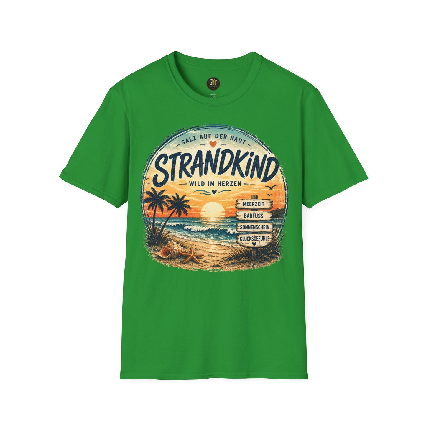 Strandkind T-Shirt – Salz auf der Haut, Wild im Herzen | Sommer & Meer Motiv