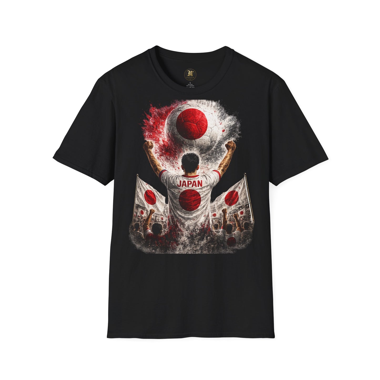 Japan Fußball Fan T-Shirt | Japan Supporter Shirt | Japan Fan Design | Fußball Fanartikel | Geschenk für Japan Fans