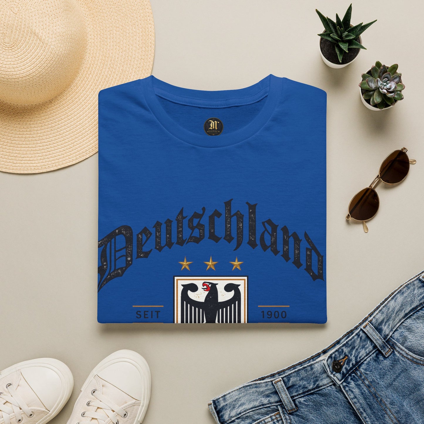Deutschland Fußball Fan T-Shirt | Nationalmannschaft Vintage Shirt | Public Viewing Geschenk