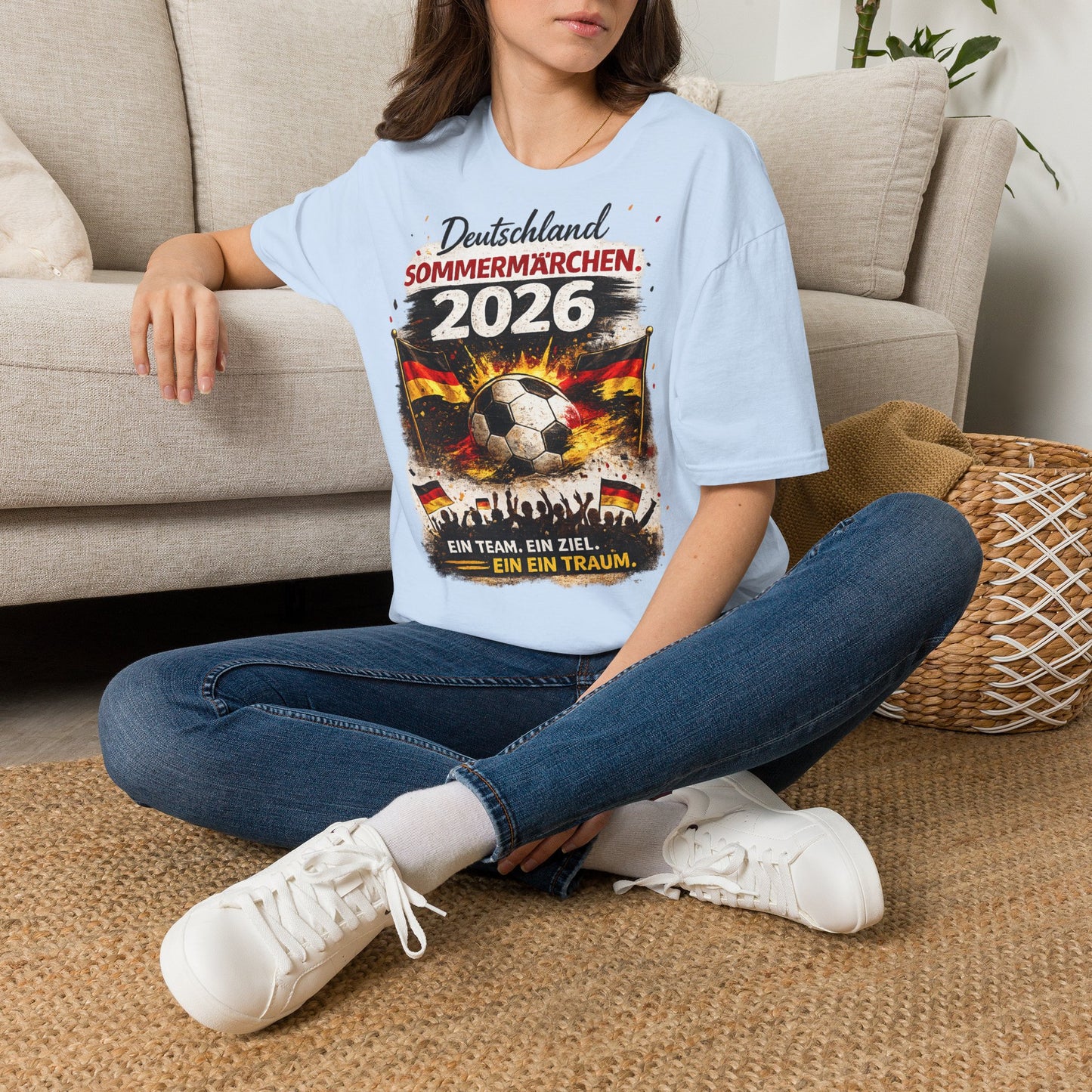 Deutschland Sommermärchen 2026 T-Shirt – Fußball Fan Shirt | Ein Team. Ein Ziel. Ein Traum.