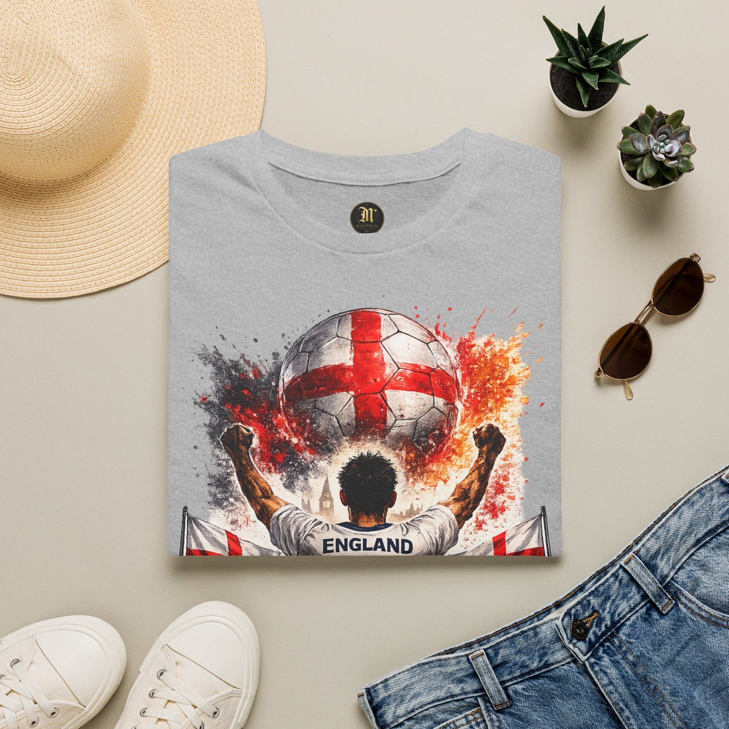 England Fan Shirt 2026 | England Football Supporter T-Shirt | Fußball Fan Geschenk