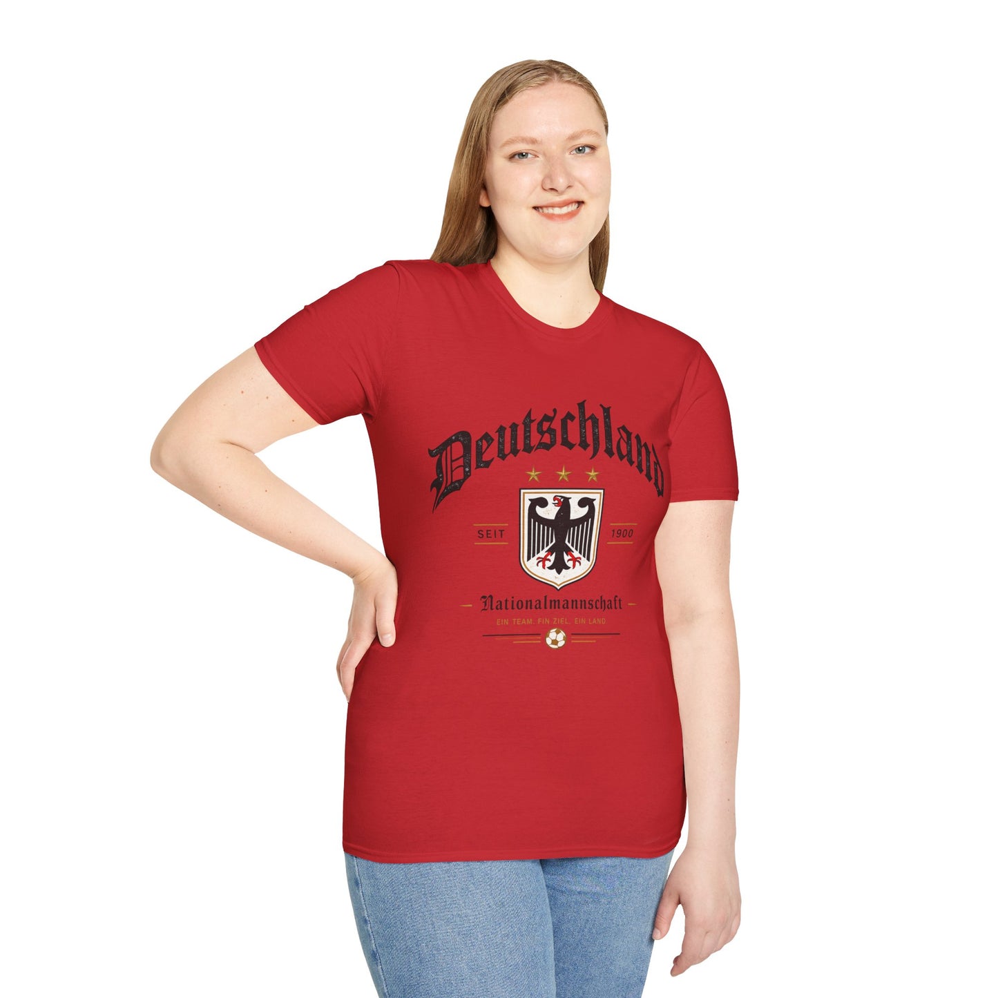 Deutschland Fußball Fan T-Shirt | Nationalmannschaft Vintage Shirt | Public Viewing Geschenk