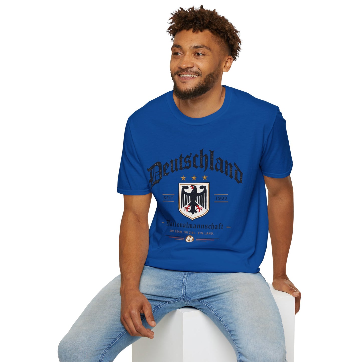 Deutschland Fußball Fan T-Shirt | Nationalmannschaft Vintage Shirt | Public Viewing Geschenk