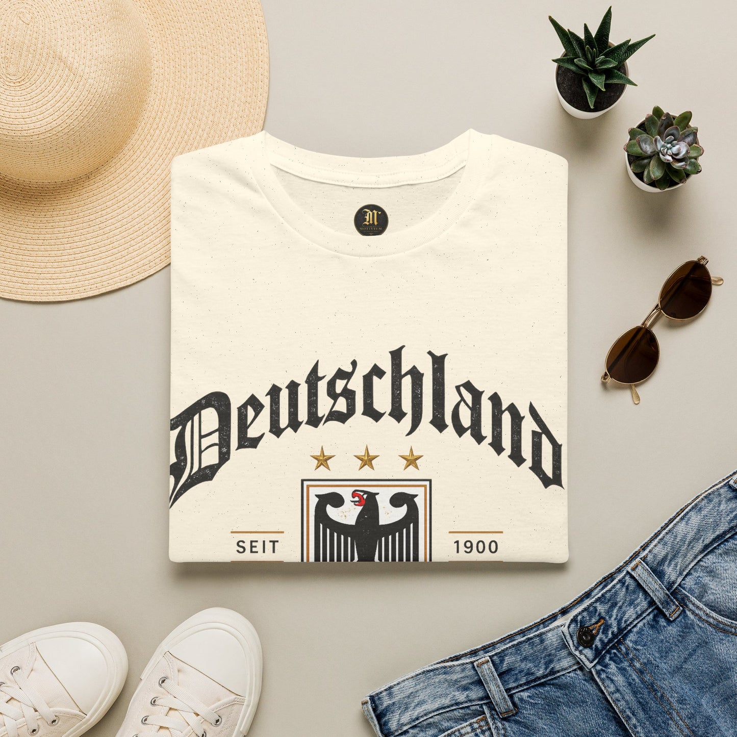 Deutschland Fußball Fan T-Shirt | Nationalmannschaft Vintage Shirt | Public Viewing Geschenk