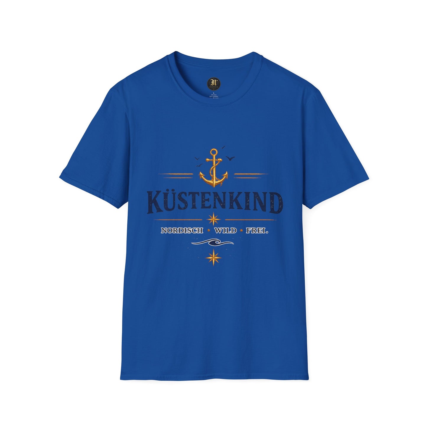 Küstenkind T-Shirt – Nordisch Wild Frei | Maritimes Küsten Design | Nordsee Ostsee Strandshirt Unisex