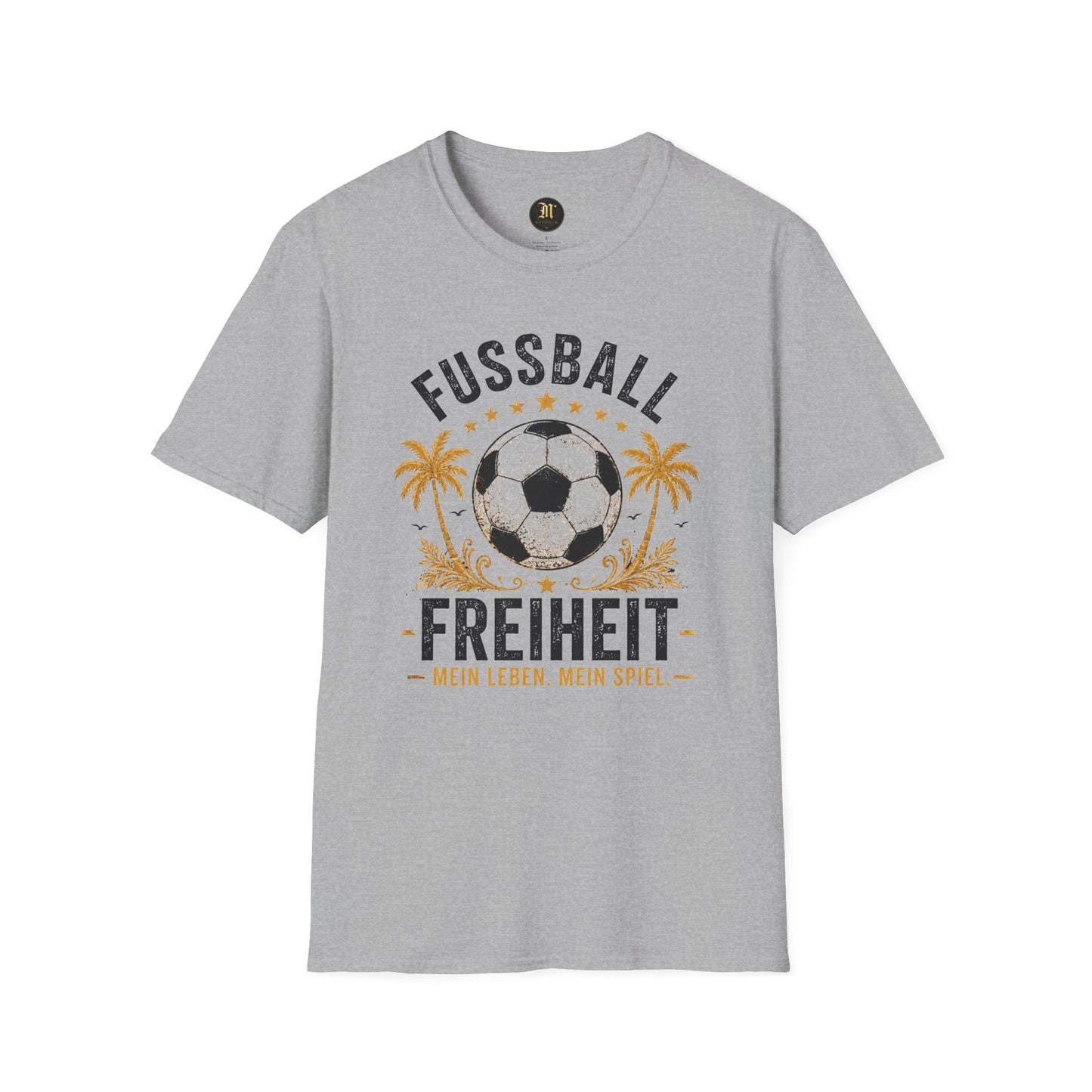 Fußball Freiheit Shirt – Vintage Fußball & Beach Lifestyle T-Shirt | Mein Leben. Mein Spiel