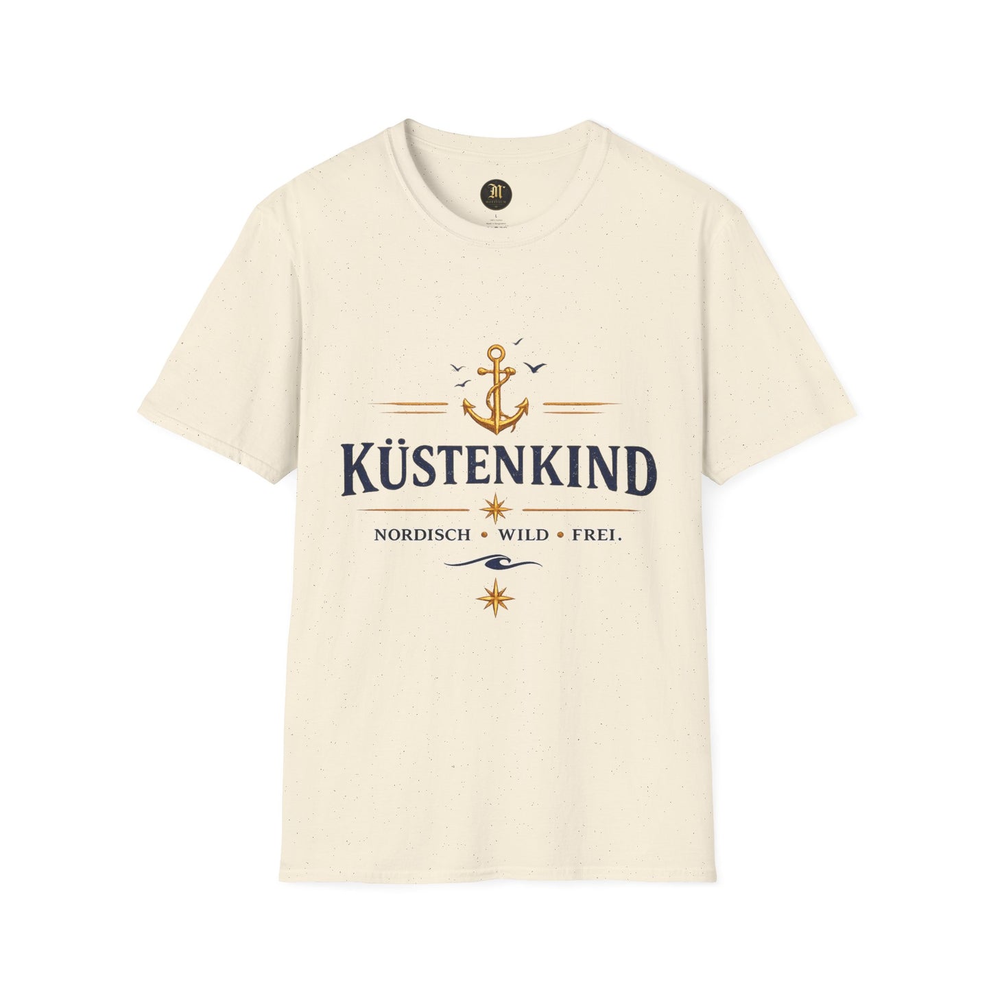 Küstenkind T-Shirt – Nordisch Wild Frei | Maritimes Küsten Design | Nordsee Ostsee Strandshirt Unisex